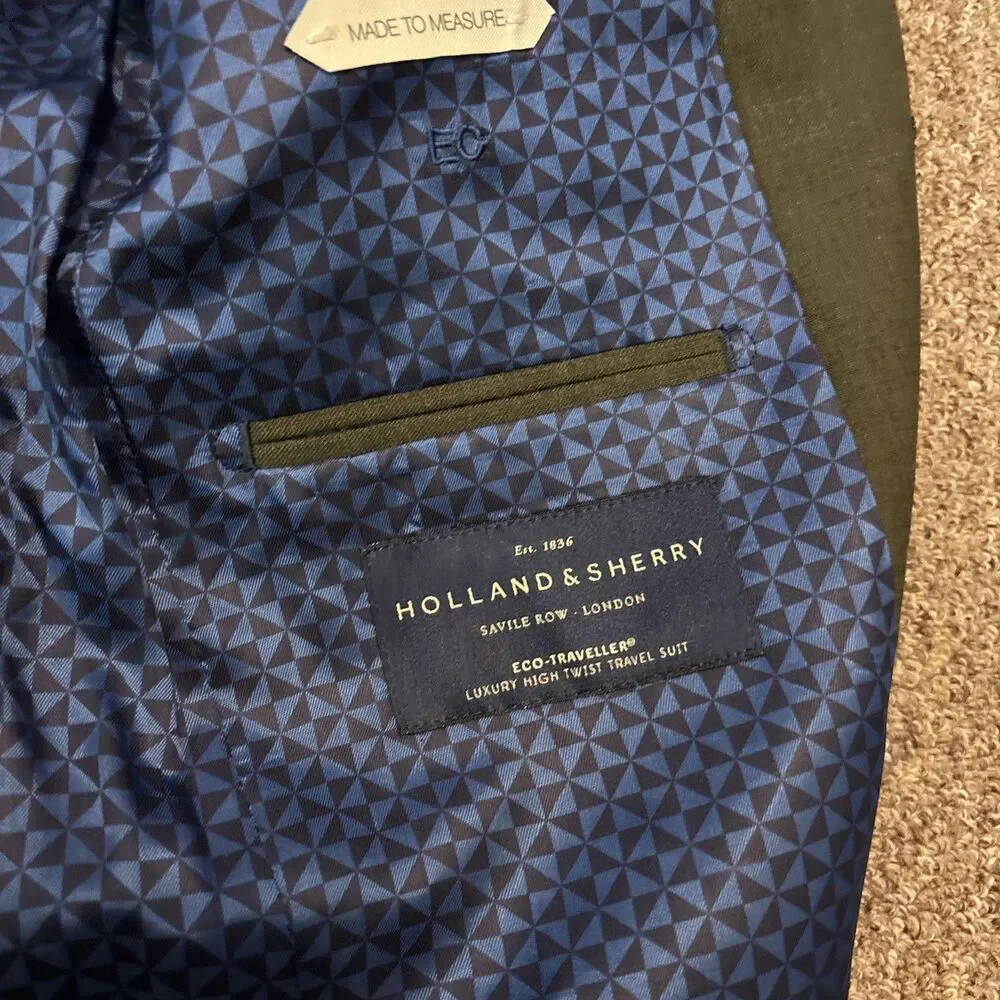 SUITSUPPLY Lazio Green Wool Blazer Sport Coat Jacket 32R Plus Pants 31x31 - Picture 12 of 16